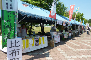 物産展の様子